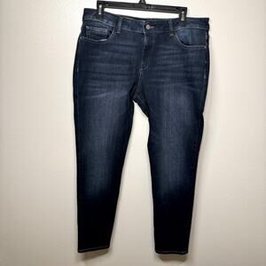 DL1961 Amanda Low Rise Skinny Jeans Dark Blue Women’s Size 30